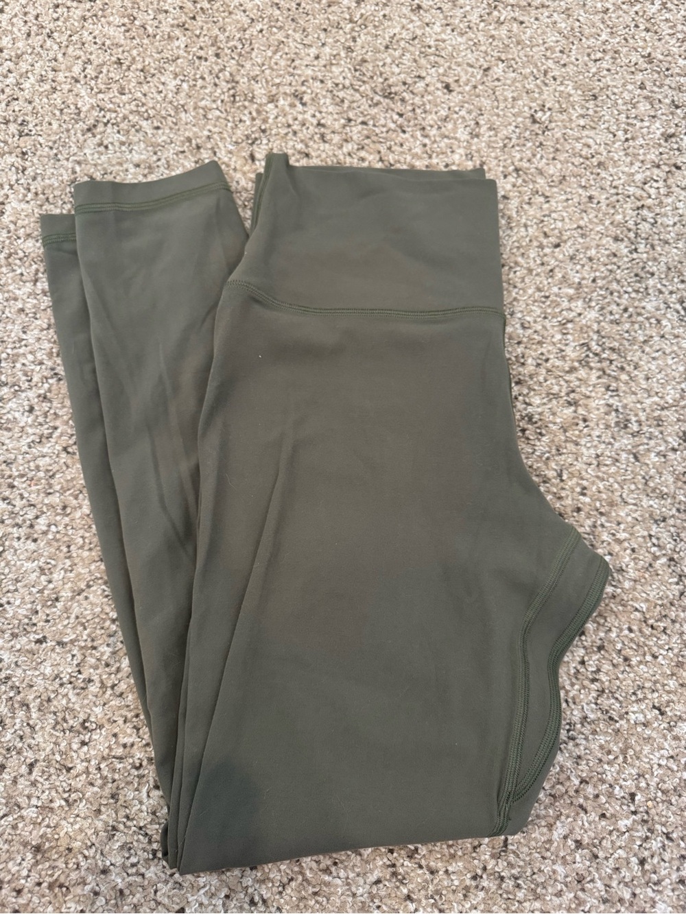 Aritzia High-Rise Olive Green Leggings